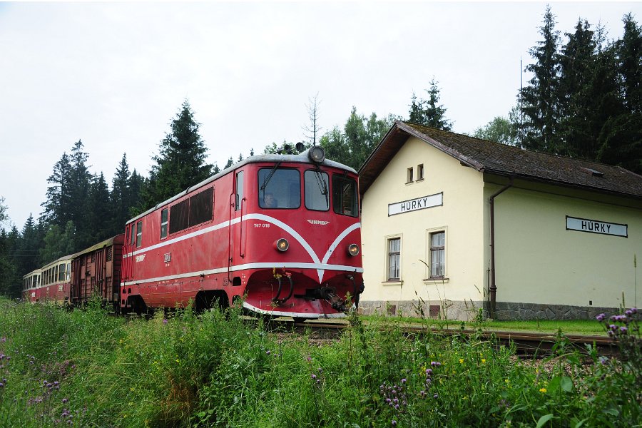 2020.07.19 JHMD T47.018 und T47.005 Jindřichův Hradec - Nová Bystřice (11)
